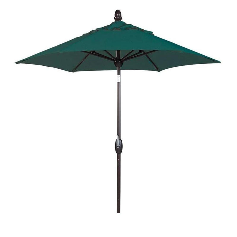 Abba Patio 7.5 Feet Market Umbrella with Push Button Tilt & Crank (Cover Included)